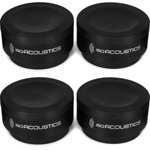 IsoAcoustics ISO-PUCK Vibration Isolator for Studio Monitors and Amps (4-pack)