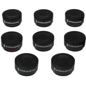 IsoAcoustics ISO-PUCK mini Vibration Isolator for Small Studio Monitors and Speakers (8-pack)