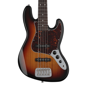 G&L Fullerton Deluxe JB-5 Bass Guitar - 3-tone Sunburst