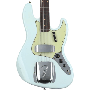 Fender Custom Shop '63 Jazz Bass Journeyman Relic - Faded Aged Sonic Blue