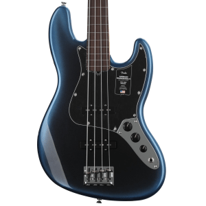 Fender American Professional II Jazz Bass Fretless - Dark Night with Rosewood Fingerboard
