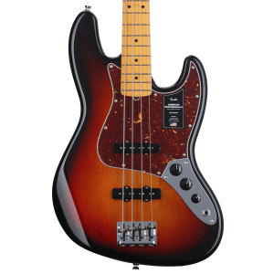 Fender American Professional II Jazz Bass - 3 Color Sunburst with Maple Fingerboard