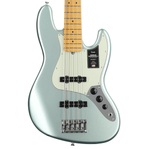 Fender American Professional II Jazz Bass V - Mystic Surf Green with Maple Fingerboard