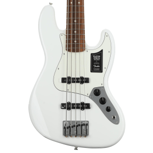 Fender Player Jazz Bass V - Polar White with Pau Ferro Fingerboard