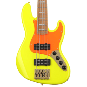 Fender MonoNeon Jazz Bass V - Fluorescent Yellow