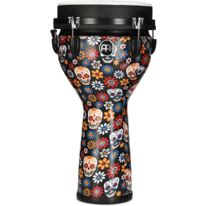 Meinl Percussion Jumbo Djembe - 10 inch, Day of the Dead