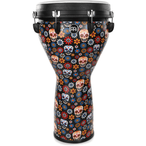 Meinl Percussion Jumbo Djembe - 14-inch - Day of the Dead