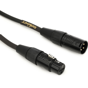 JUMPERZ JGM-1.5 Gold Microphone Cable - 1.5 foot