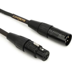 JUMPERZ JGM-2 Gold Microphone Cable - 2 foot