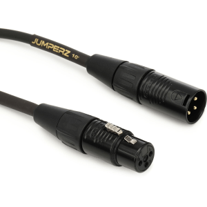 JUMPERZ JGM-10 Gold Microphone Cable - 10 foot