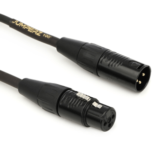 JUMPERZ JGM-100 Gold Microphone Cable - 100 foot