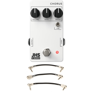 JHS 3 Series Chorus Pedal with Patch Cables