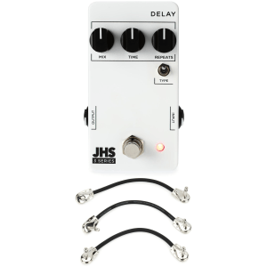 JHS 3 Series Delay Pedal with Patch Cables