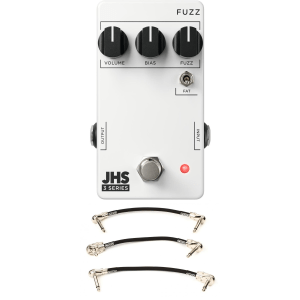 JHS 3 Series Fuzz Pedal with Patch Cables