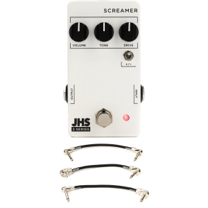 JHS 3 Series Screamer Pedal with Patch Cables