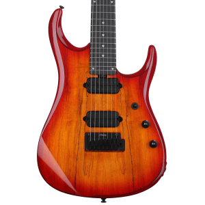 Sterling By Music Man John Petrucci Dimarzio JP157DSM 7-string Electric Guitar - Blood Orange Burst