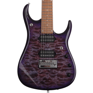 Ernie Ball Music Man JP15 7 7-string Electric Guitar - Purple Nebula Quilt