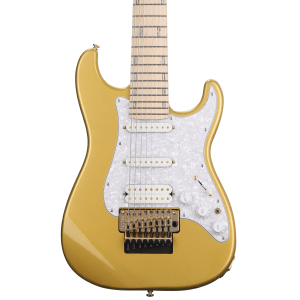 ESP LTD JRV-8FR Javier Reyes Signature 8-string Electric Guitar - Metallic Gold