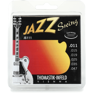 Thomastik-Infeld JS111 Jazz Swing Flatwound Electric Guitar Strings - .011-.047 Light
