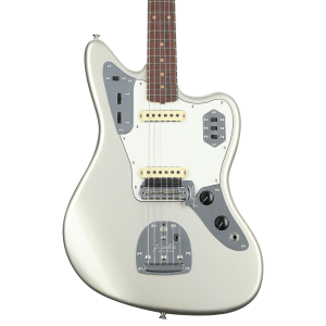 Fender Custom Shop '63 Jaguar DLX Closet Classic Electric Guitar - Aged Inca Silver