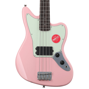 Squier Affinity Series Jaguar Bass H - Shell Pink, Sweetwater Exclusive