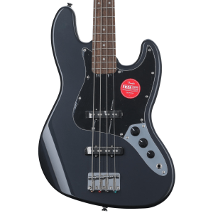 Squier Affinity Series Jazz Bass - Charcoal Frost Metallic with Laurel Fingerboard