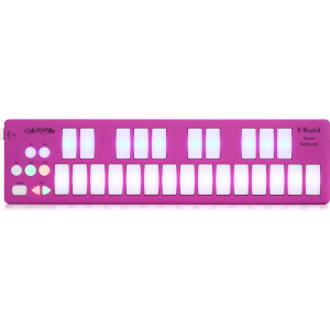 Keith McMillen Instruments K-Board-C Smart Sensor USB MIDI Keyboard Controller - Orchid