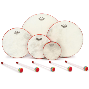Remo Kids Percussion Frame Drum - Rain Forest Finish, Pack