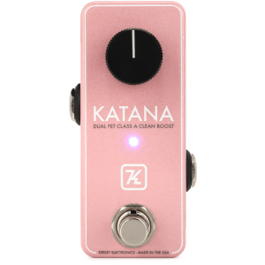 Keeley Mini Katana Clean Boost Pedal - New Light Pink, Sweetwater Exclusive