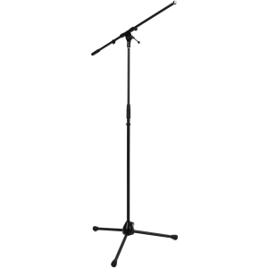 K&M 210/2 Microphone Stand with Fixed Boom - Black