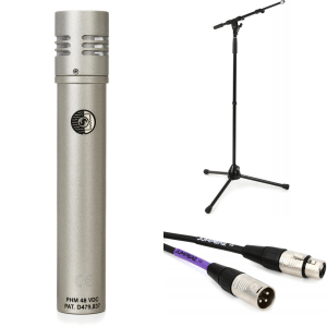 Shure KSM137 Small-diaphragm Condenser Microphone Bundle with Stand and Cable