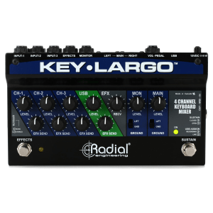 Radial Key-Largo Keyboard Mixer with Balanced DI Outs