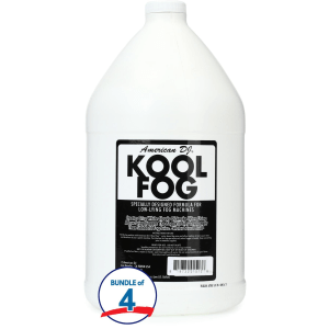 ADJ Kool Fog Low-lying Fog Fluid 4 Gallon Bundle