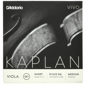 D'Addario KV410 Kaplan Vivo Viola String Set - Short Scale (14"-15")