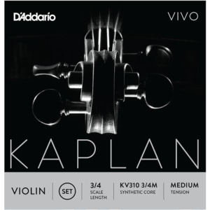 D'Addario KV310 Kaplan Vivo Violin String Set - 3/4 Size