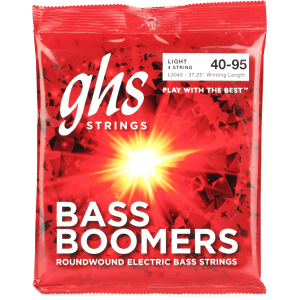 GHS L3045 Bass Boomers Roundwound Electric Bass Guitar Strings - .040-.095 Light Long Scale
