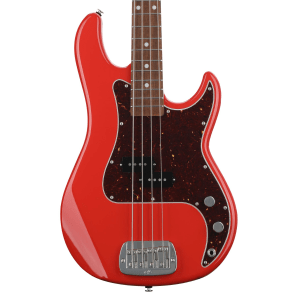 G&L Fullerton Deluxe LB-100 Bass Guitar - Fullerton Red