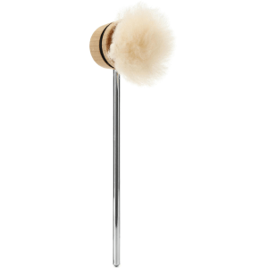 Low Boy Puff Daddy Bass Drum Beater - Lightweight - Natural with Black Stripes