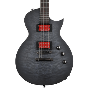 ESP LTD Signature Ben Burley BB-600 Baritone Electric Guitar - See Thru Black Sunburst Satin
