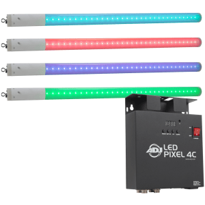 ADJ LED Pixel Tube 360 Sys with 4 Light Fixtures and Controller