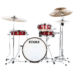 Tama Club-JAM Pancake LJK48P 4-piece Shell Pack with Snare Drum - Burnt Red Mist