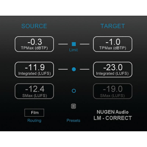 NUGEN Audio LM-Correct Auto Loudness Plug-in