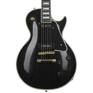 Gibson Custom 1954 Les Paul Custom Staple Pickup Reissue VOS Electric Guitar- Ebony