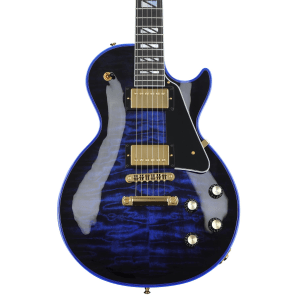 Gibson Custom 1957 Les Paul Custom Electric Guitar - Blue Widowburst