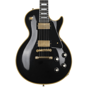 Gibson Custom 1968 Les Paul Custom Reissue Electric Guitar - Murphy Lab Ultra Light Aged Ebony