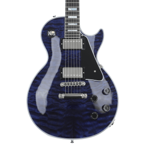Gibson Custom Les Paul Custom AAA Quilt Top - Viper Blue Gloss, Sweetwater Exclusive