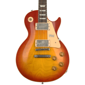 Gibson Custom 1958 Les Paul Standard Reissue VOS Electric Guitar - Washed Cherry Sunburst