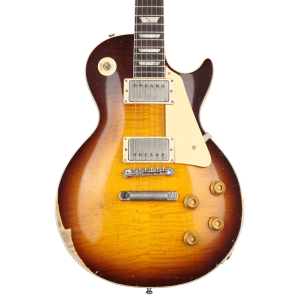 Gibson Custom 1959 Les Paul Standard Reissue Electric Guitar - Murphy Lab Ultra Heavy Aged Kindred Burst