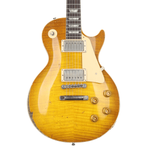 Gibson Custom 1959 Les Paul Standard Reissue Electric Guitar - Murphy Lab Ultra Heavy Aged Lemon Burst