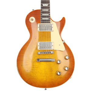 Gibson Custom 1960 Les Paul Standard Reissue Electric Guitar - Murphy Lab Heavy Aged Tangerine Burst